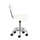 Activeshop kosmetologa taburete 6001 ar atzveltni, balta
