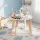 Koka attīstošais galdiņš bērniem 5in1 ar labirintu un spoguli ECOTOYS