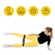 4Fizjo Mini Power Band Pretestības gumija, 1.2 mm, 15-20 kg, Melna