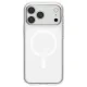Spigen Ultra Hybrid MagSafe vāciņš priekš iPhone 18 Pro / 17 Pro, caurspīdīgs un balts