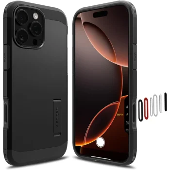 Spigen Tough Armor T MagSafe vāciņš priekš iPhone 16 Pro Max, melns