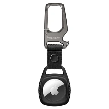 Spigen Rugged Armor maciņš Apple AirTag Matte Black