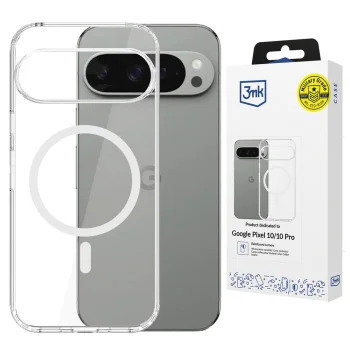 3mk Armor MagCase vāciņš Google Pixel 10 / 10 Pro, caurspīdīgs