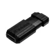 USB zibatmiņa Verbatim Store \'n\' Go PinStripe 64 GB USB 2.0 49065, melna