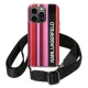 Karl Lagerfeld Color Stripes Strap vāciņš iPhone 14 Pro, rozā