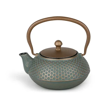 Bredemeijer Jiangxi tējkanna 0.7 l, čuguna, ar filtru, zila