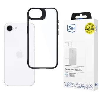 3mk Satin Armor Case+ vāciņš Apple iPhone 16e / SE 4 caurspīdīgs