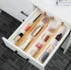 Atvilktņu Organizators Regulējams Bambusa Atdalītājs 34-43,5cm, 1gab. | Drawer Organiser Adjustable Bamboo Separator