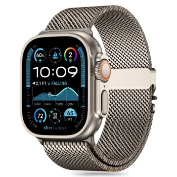 Tech-Protect Milano siksniņa Apple Watch 6 / 7 / 8 / 9 / 10 / SE / Ultra (44 / 45 / 46 / 49 mm), titāna