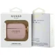 Guess Silicone Glitter Ring maciņš AirPods Pro 3 austiņām, rozā