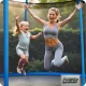 Dārza batuts Neo-Sport 183 cm (6 ft) ar iekšējo tīklu un kāpnēm