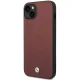 BMW iPhone 14 vāciņš BMHCP14S22RFGR Leather Diamond Pattern Bordo