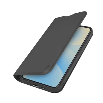 SBS Wallet Smooth atverams vāciņš Samsung Galaxy S26 Plus, melns