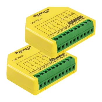 Shelly Plus RGBW PM Wi-Fi/Bluetooth LED lentu kontrolieris (2 gab.)