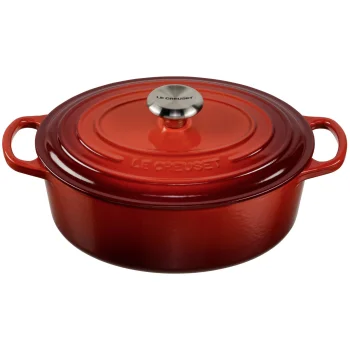 Čuguna katls Le Creuset Signature Oval 27 cm 4.1 l Cerise