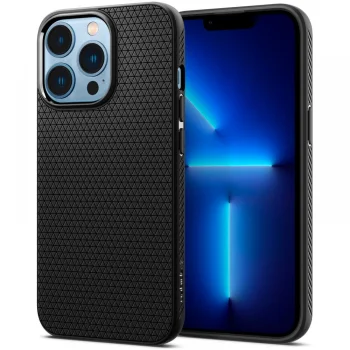 Spigen Liquid Air vāciņš iPhone 13 Pro, Matte Black