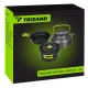 Trizand 00023667 tūrisma trauku komplekts 2 personām, 18 daļas, melns/zaļš