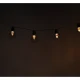 Saules bateriju dārza virtene ar 10 LED spuldzēm, Loft stils