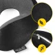 Ceļojumu spilvens kaklam 4FIZJO Memory Foam gulēšanai, melns