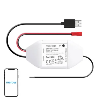 Viedais garāžas durvju slēdzis Meross MSG100HK Wi-Fi (Apple HomeKit)