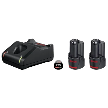Bosch 12V 2x 2.0Ah Akumulatoru un Lādētāja Komplekts GAL 12V-40