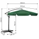 Plonos 488001 saliekams dārza saulessargs ar pārvalku, 350 cm, zaļš