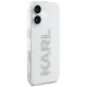 Karl Lagerfeld IML Rhinestones Logo vāciņš iPhone 16, Caurspīdīgs