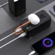 Ārējais akumulators Wozinsky W8-B 50000 mAh 30W ar LED lukturīti, melns