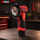 OPEX TOOLS OPX28003 Akumulatora leņķa slīpmašīna 800W 12V ar 2 akumulatoriem un koferi