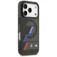 BMW M IML Metal Buttons Tricolor Lines MagSafe vāciņš iPhone 17 Pro, Melns