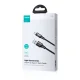 Joyroom Light-Speed S-A25 USB-A uz USB-C kabelis 100W 1.2m, melns