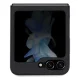 BMW Leather Hot Stamp vāciņš priekš Samsung Galaxy Z Flip5, melns