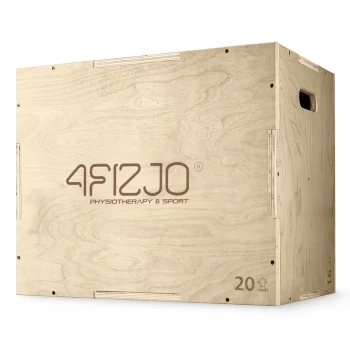 Pliometriskā kaste 4FIZJO 3-in-1 lēcieniem 40 x 60 x 50 cm
