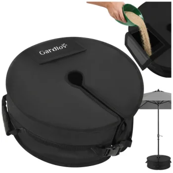 Dārza saulessarga atsvars 40kg Gardlov, melns