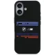 BMW M Silicon Horizontal Line MagSafe vāciņš iPhone 17, melns