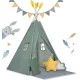 Nukido Nk-406 bērnu telts Tipi, zaļa