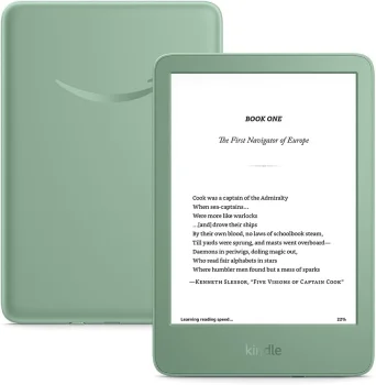 Kindle Paperwhite 16GB 2024 e-grāmatu lasītājs, Matcha Green (ar reklāmām)