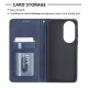 Huawei P50 Geometric Pattern Leather Stand Case Cover - Blue | Vāks Maciņš Maks Grāmatiņa Apvalks