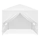 Automātiski saliekams dārza paviljons 3x3 m ar 4 sienām MultiGarden, balts