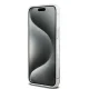 DKNY iPhone 15 Pro Max vāciņš Liquid Glitters Arch Logo, balts