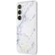 Guess Marble vāciņš Samsung Galaxy S23+ baltā krāsā