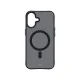 Vāciņš 3mk Smoke MagCase, iPhone 17, puscaurspīdīgs melns