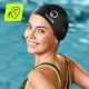 Silikona peldēšanas cepure TSUNAMI PRO unisex, melna