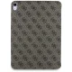 Guess Magnetic 4G Big Logo atverams vāciņš iPad Air 11\" 2024, brūns