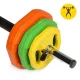 4FIZJO treniņu stienis ar svariem 20 kg