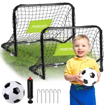 Neo-Sport NS-461 futbola vārtu komplekts, 2 gab., 60x45x25 cm