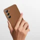 Dux Ducis Grit vāciņš Samsung Galaxy S23+, mākslīgā āda, brūns