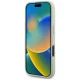 Guess Grained Big 4G Logo Small Classic Logo vāciņš iPhone 16, zaļš