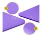 4Fizjo NBR Fitnesa un jogas paklājiņš 180x60x1 cm, violets