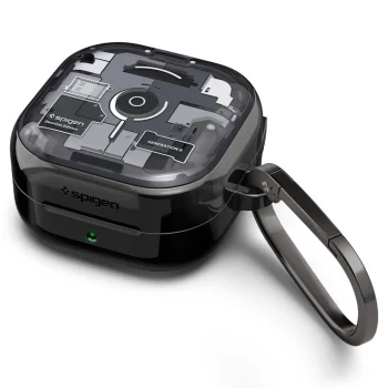 Austiņu maciņš Spigen Ultra Hybrid Zero One priekš Samsung Galaxy Buds 4 / 4 Pro, melns